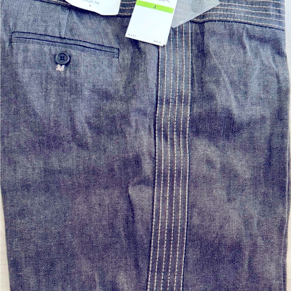 Calvin Klein Black Jean Hudson Pants- Sz 4 - Picture 3 of 3